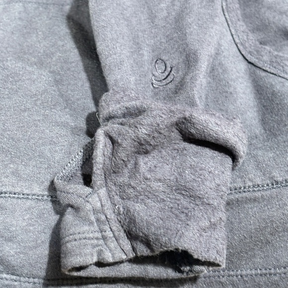 Cuddlduds Charcoal Quarter-Zip Top - Picture 4 of 4